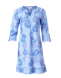 Megan Periwinkle Mums Printed Tunic Dress