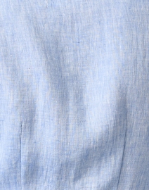 Fabric image thumbnail - 120% Lino - Blue Linen Chambray Shirt Dress