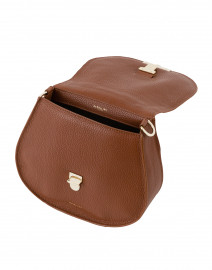 Extra_2 image thumbnail - DeMellier - Mini Venice Cognac Pebbled Leather Cross-Body Bag