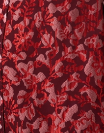Fabric image thumbnail - St. John - Red Multi Jacquard Dress