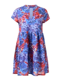Product image thumbnail - Ro's Garden - Feloi Blue Multi Print Dress