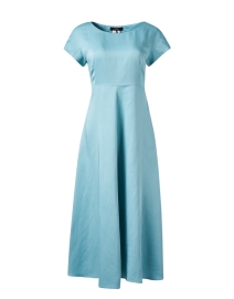 Ghiglia Blue Fit and Flare Dress