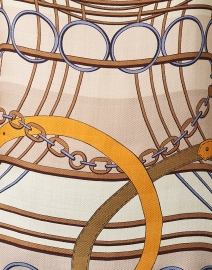 Fabric image thumbnail - Rani Arabella - Beige Print Cashmere Silk Poncho