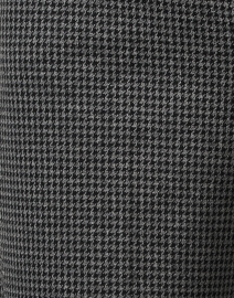 Fabric image thumbnail - Weekend Max Mara - Quiz Grey Houndstooth Straight Leg Pant