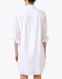 Back image thumbnail - Finley - Miller White Textured Dress