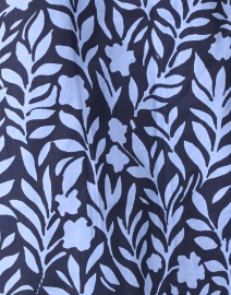 Fabric image thumbnail - Sail to Sable - Blue Floral Print Cotton Top
