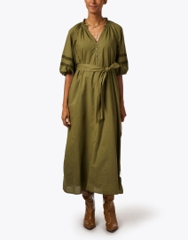 Look image thumbnail - Xirena - Prue Green Cotton Dress