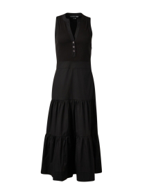 Product image thumbnail - Veronica Beard - Stafford Black Tiered Dress