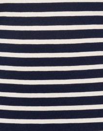 Saint James - Minquidame Navy and Ecru Striped Cotton Top