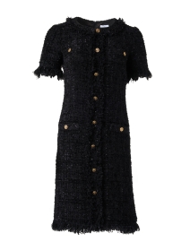 Product image thumbnail - Santorelli - Marva Black Tweed Dress