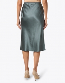 Joseph - Isaak Deep Green Silk Satin Skirt 