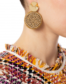 Kaya Gold Sequin Earrings