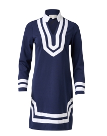 Navy Ponte Tunic Dress