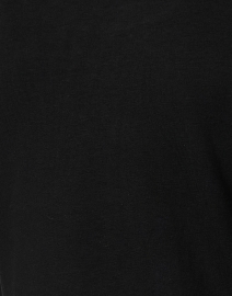 Fabric image thumbnail - E.L.I. - Black Pima Cotton Tie Tunic Top