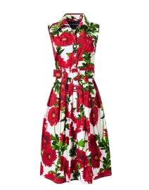 Product image thumbnail - Samantha Sung - Audrey Red White and Green Print Dress