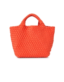 St. Barths Orange Woven Handbag