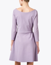 Back image thumbnail - Chiara Boni La Petite Robe - Aldoio Purple Embellished Dress