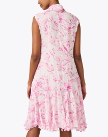 Back image thumbnail - Weill - Celhia Pink Floral Print Dress