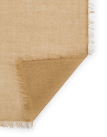 Back image thumbnail - Jane Carr - Camel Ombre Cashmere Scarf