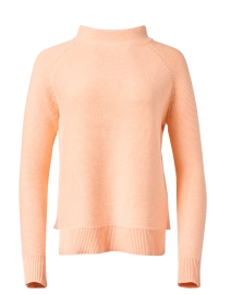Orange Garter Stitch Cotton Sweater