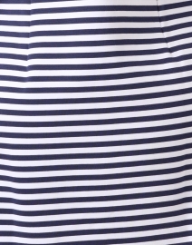 Fabric image thumbnail - Sail to Sable - Navy and White Striped Dress