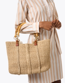 SERPUI - Terezita Bamboo Handle Shoulder Bag 
