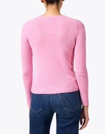 Back image thumbnail - Allude - Pink Cashmere Sweater