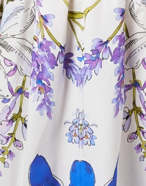 Fabric image thumbnail - Sara Roka - Elenat White Multi Floral Print Dress