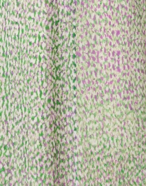 Fabric image thumbnail - L.K. Bennett - Elowen Purple and Green Georgette Dress