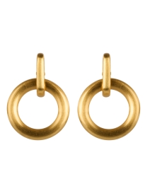 Gold Linear Drop Earring