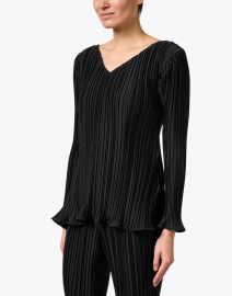 Extra_1 image thumbnail - Chloe Kristyn - Black Reversible Plisse Top