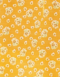 D'Ascoli - Lena Tangerine Paisley Print Silk Crepe Top
