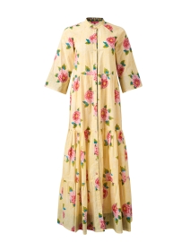 Product image thumbnail - Lisa Corti - Rambagh Yellow Print Cotton Dress