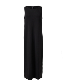 Product image thumbnail - Eileen Fisher - Black Stretch Jersey Knit Dress