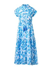 Product image thumbnail - Ro's Garden - Mumi Blue Print Cotton Dress
