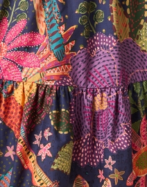Fabric image thumbnail - Farm Rio - Navy Multi Print Cotton Dress
