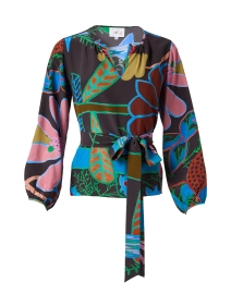 Pauline Multi Printed Silk Top