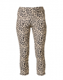 Lucia Camel Cheetah Printed Pull-On Ankle Pant