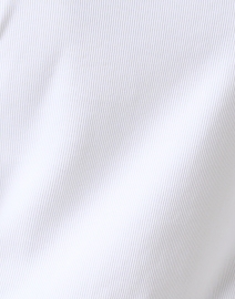 Fabric image thumbnail - Veronica Beard - Britney White Cotton Puff Sleeve Top
