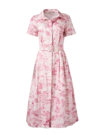 Product image thumbnail - Rani Arabella - Cairo Pink Print Cotton Shirt Dress