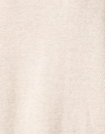 Fabric image thumbnail - Lisa Todd - Beige Contrast Stripe Cotton Sweater