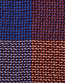 Fabric image thumbnail - Jane Carr - Multi Houndstooth Print Wool Scarf