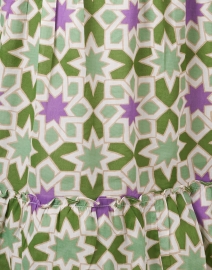Fabric image thumbnail - Banjanan - Bazaar Green Print Cotton Dress