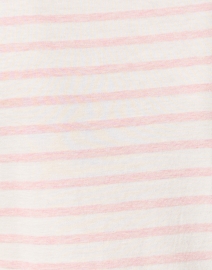 Fabric image thumbnail - Saint James - Minquidame Ivory and Pink Striped Cotton Top