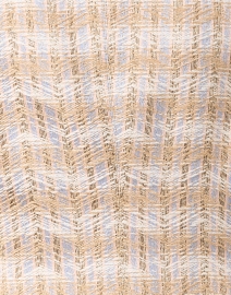 Fabric image thumbnail - Emporio Armani - Beige Chevron Tweed Jacket