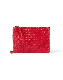 Marison Red Woven Leather Bag