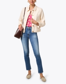 Look image thumbnail - Marc Cain - Ivory Stretch Cotton Jacket