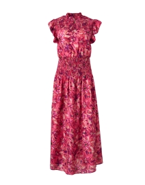 Product image thumbnail - Chufy - Heidi Pink Print Cotton Dress