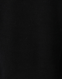 Fabric image thumbnail - White + Warren - Black Cotton Silk Sweater
