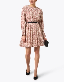 Look image thumbnail - Jason Wu - Red Floral Print Pleated Dress